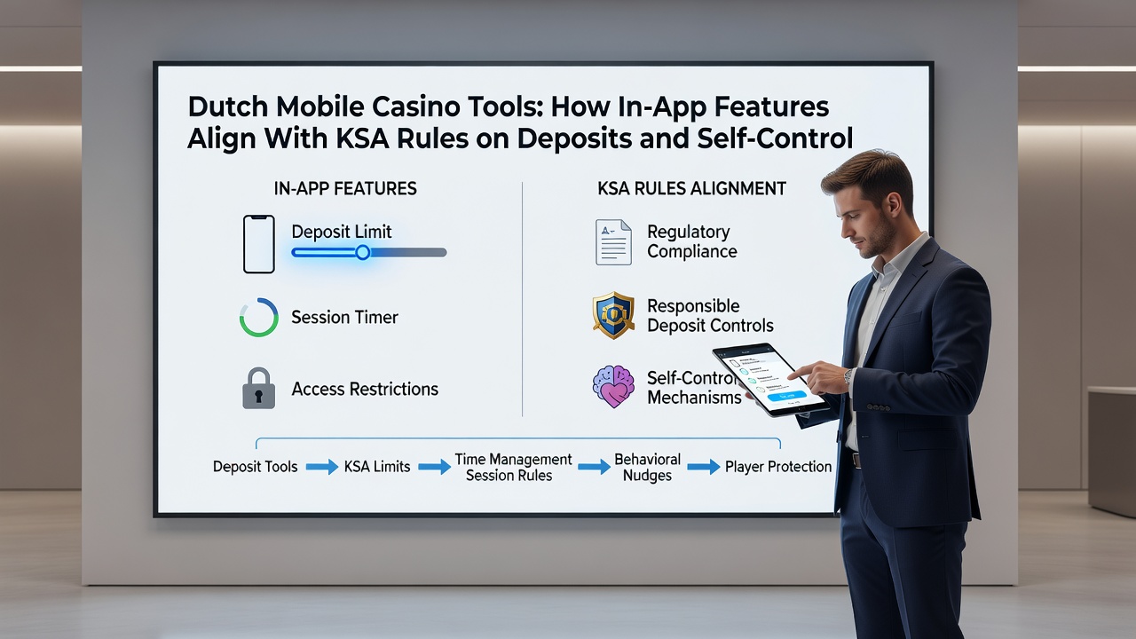 Gebruiker activeert zelfuitsluiting in een Nederlandse casino app met CRUKS-integratie
