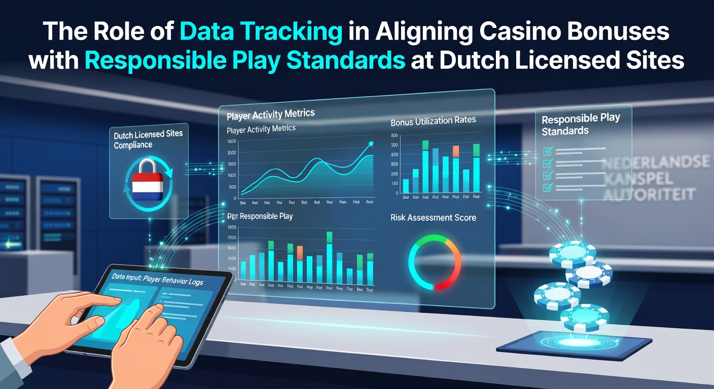 Illustratie van data-analyse dashboards die spelersgedrag monitoren in Nederlandse online casino's