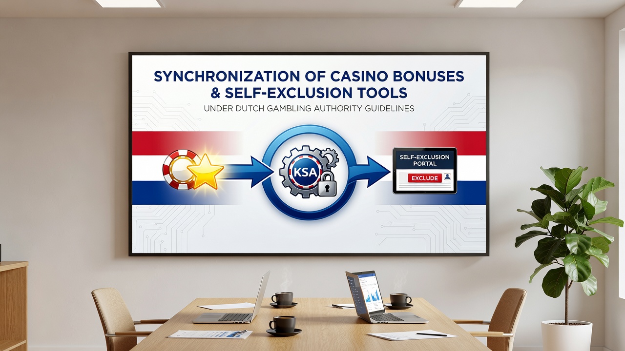 Illustratie van KSA-handhaving op bonus- en zelfuitsluitingssynchronisatie in augustus 2026